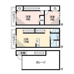 FS　GARAGE小戸の物件間取画像